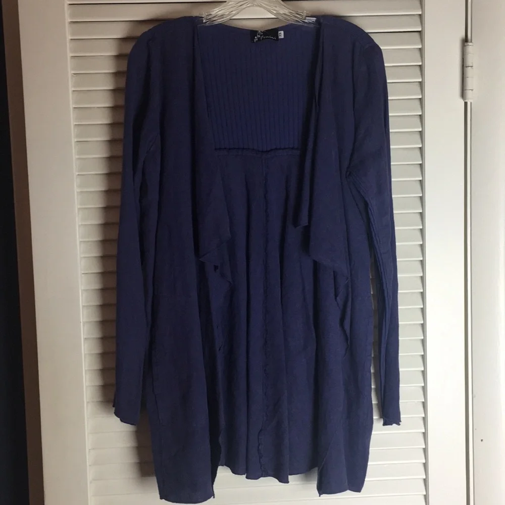 NWT Lagenlook Linen Jacket - Picture 6 of 6